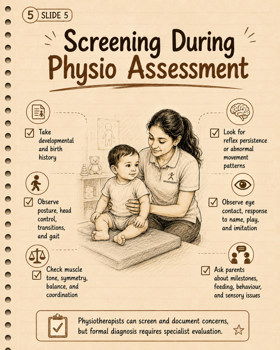 Differentiation of CP vs autism as physiotherapist image 5